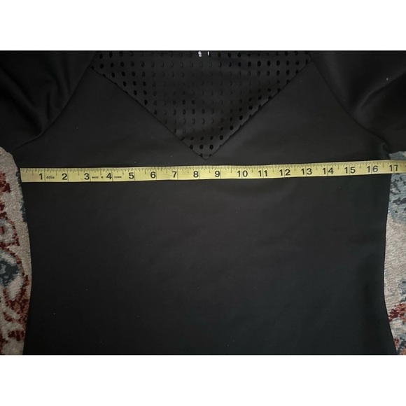 Fabletics Sweatshirt Dress Women Size S Black Tilly Athletic Dress Mini Dress - Picture 12 of 13